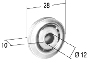 CUSCINETTO ZINCATO - Cod. TS 0260