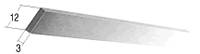 PROFILO GREZZO IN ACCIAIO - Cod. TS 0680/AC