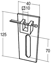 SUPPORTO PER MOTORE - Cod. TS 1060