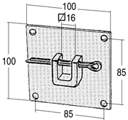 SUPPORTO PER MOTORE - Cod. TS 1090