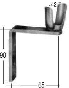 SUPPORTO LUNGO PER CUSCINETTO - Cod. TS 0305/65