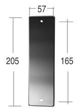 PLACCA CIECA - Cod. TS 1218